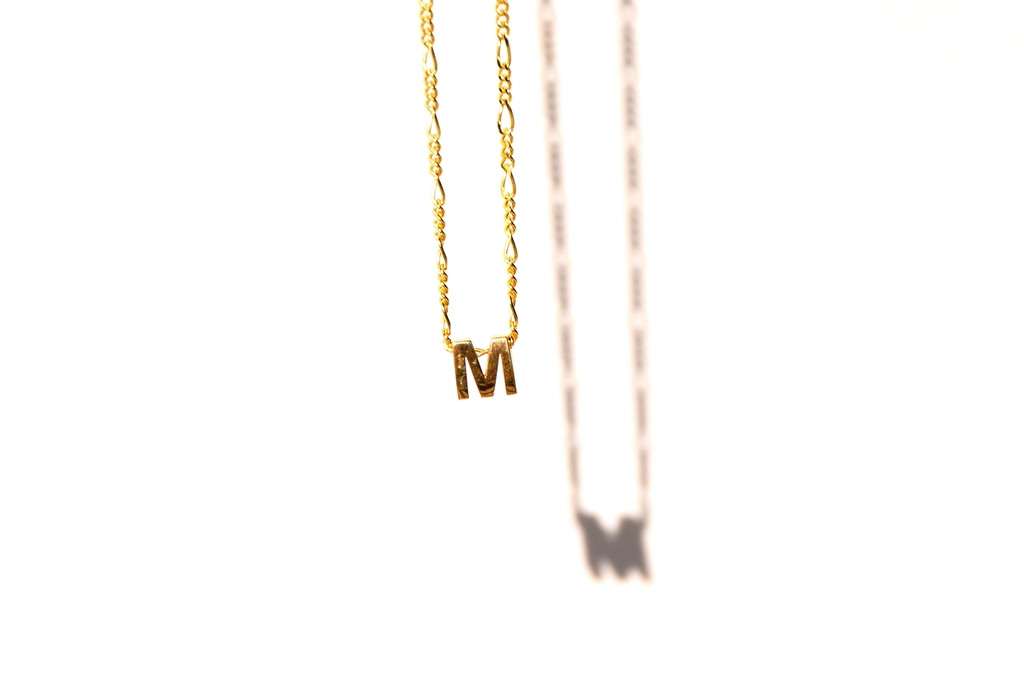 NEW! CUSTOM LETTER PENDANT W/ CHAIN